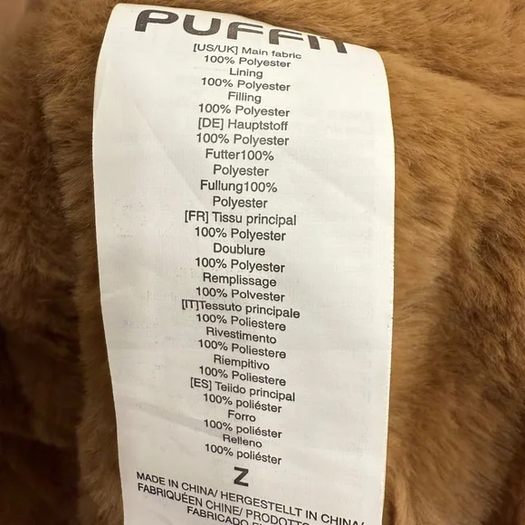 Puffit Faux Fur Mid-Length Hooded Drawstring Parka. NWT - Picture 9 of 10